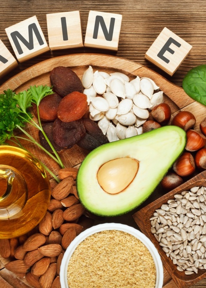 أطعمة غنية بفيتامين اي الحيوي