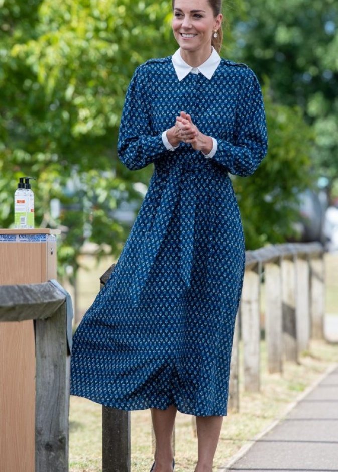 كيت تستوحي إطلالتها الأخيرة من فستان ارتدته الأميرة ديانا عام 1985