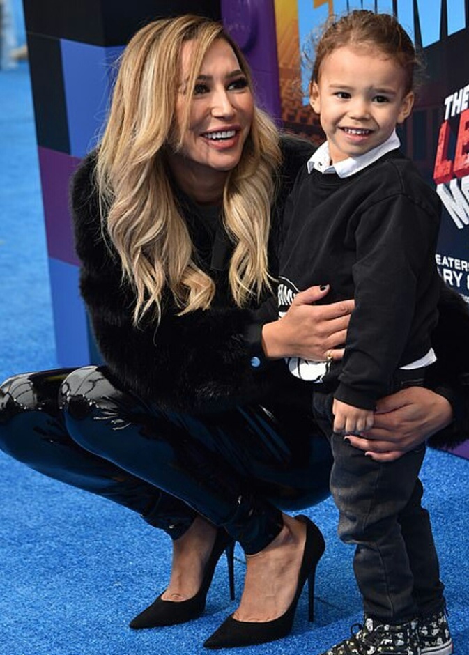 نايا ريفيرا و ابنها 