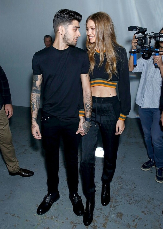 جيجي حديد و زين مالك 