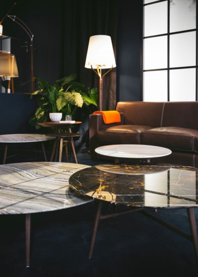  الرخام الفاخر في تصاميم طاولات من هيرمس Hermes 