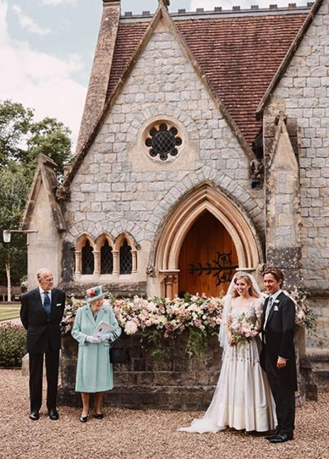 الملكة حضرت حفل زفاف الأميرة بياتريس