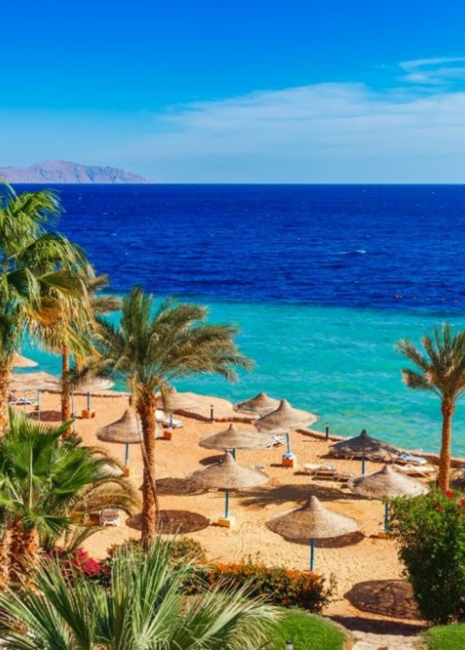 شاطئ الغردقة الساحر