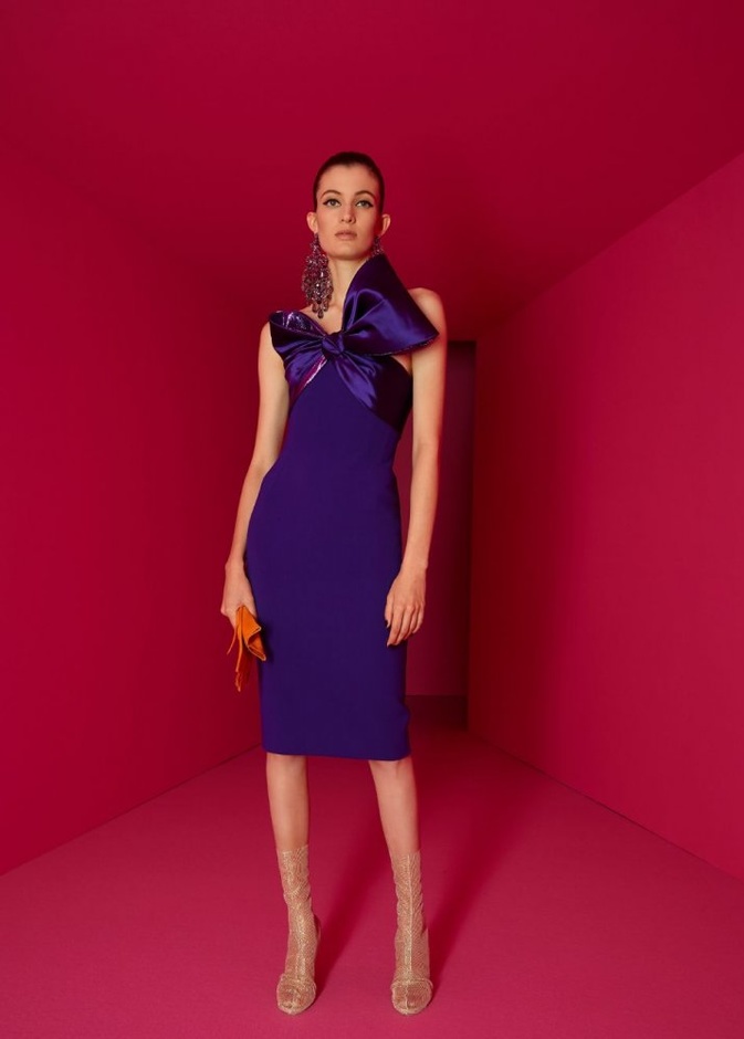  فستان سهرة ميدي منAlexis Mabille