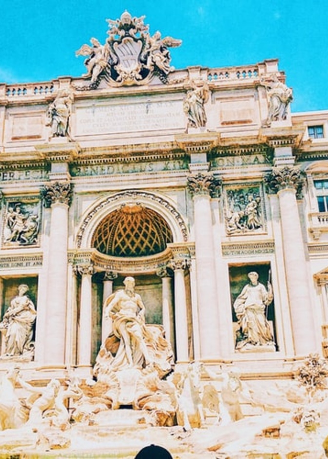 نافورة تريفي Trevi Fountain بواسطة molly archer