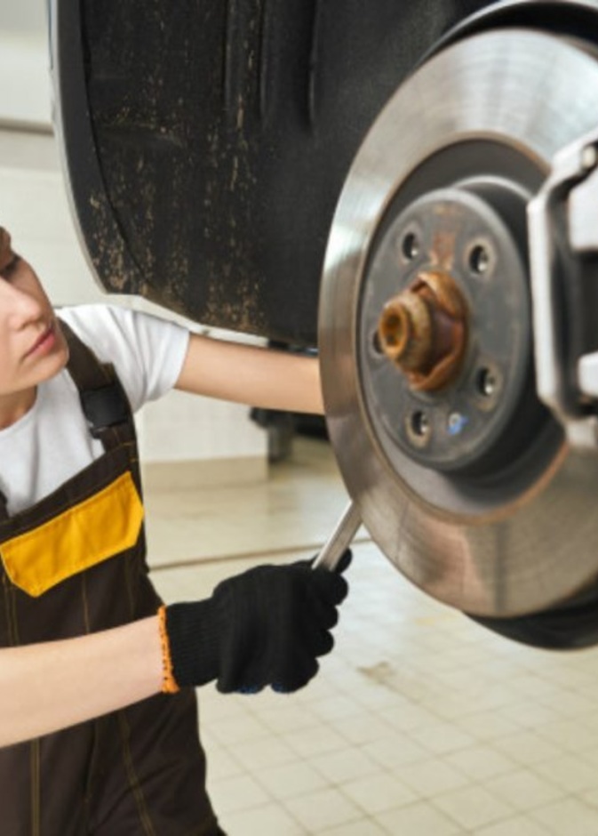 فحص الفرامل بشكل جيد للغاية