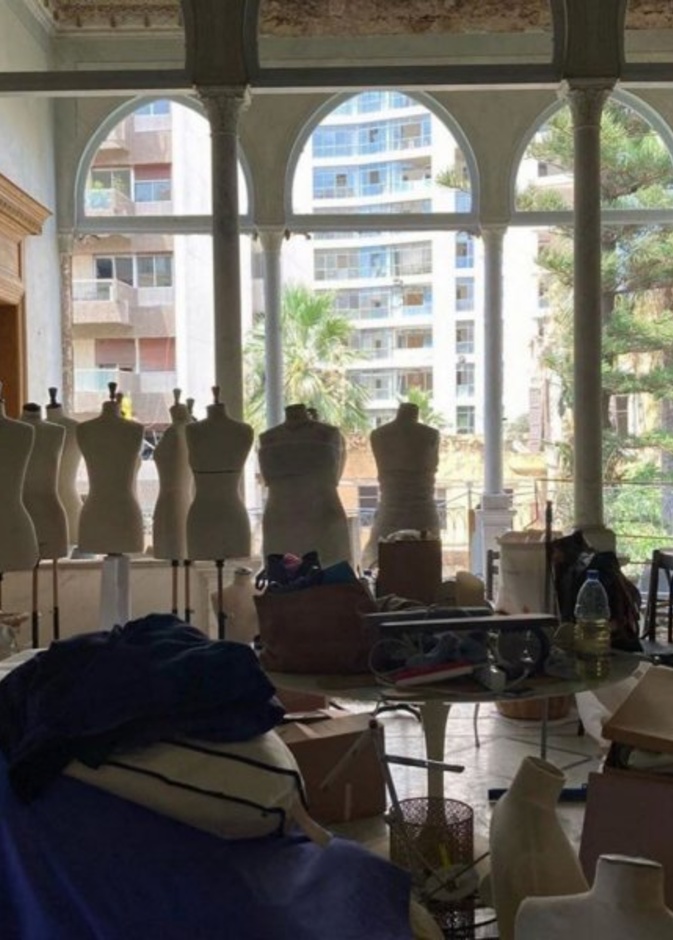 المصممة yasmina saleh تعرض متجرها للتدمير ايضا