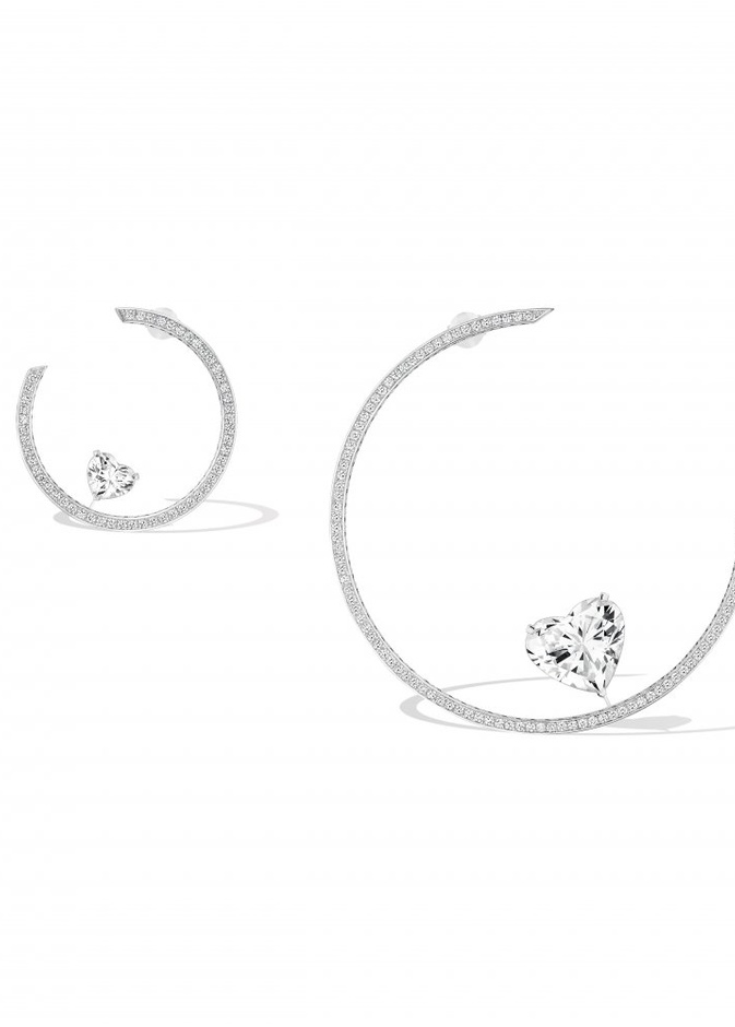 مجوهرات العروس باشكال القلوب