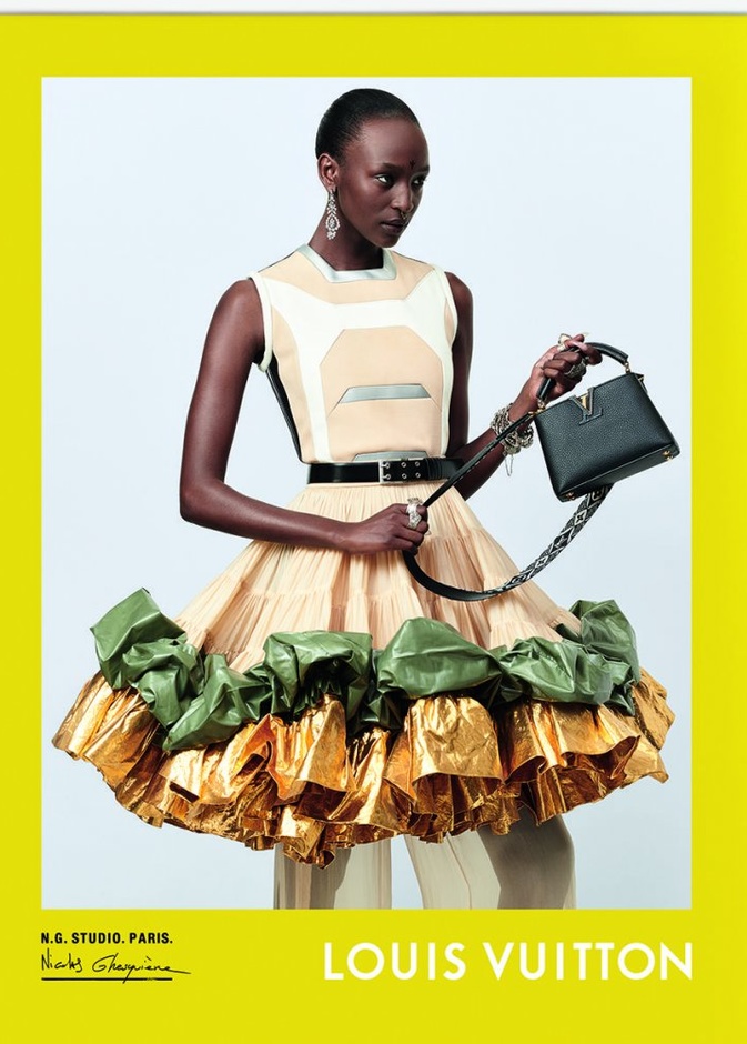 الحملة الاعلانية الخاصة بدار لويس فويتون