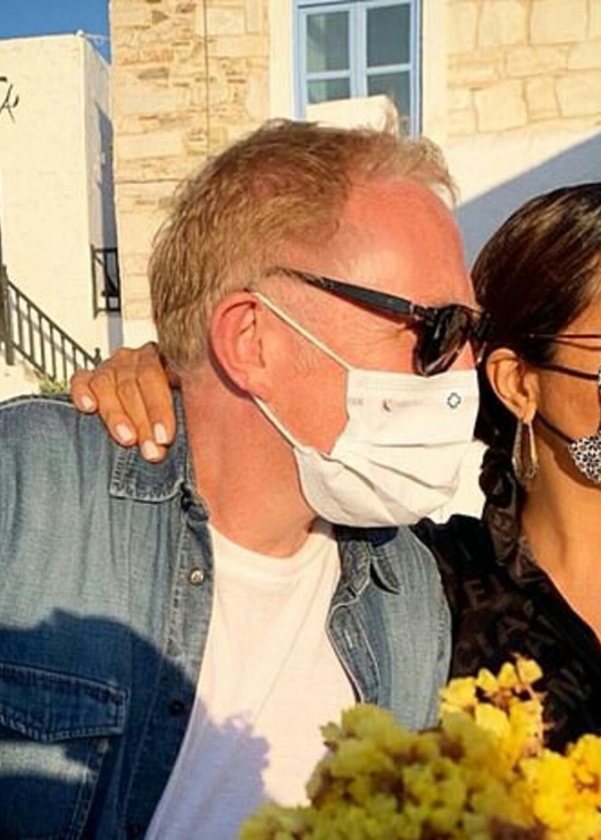 سلمى حايك وزوجها 