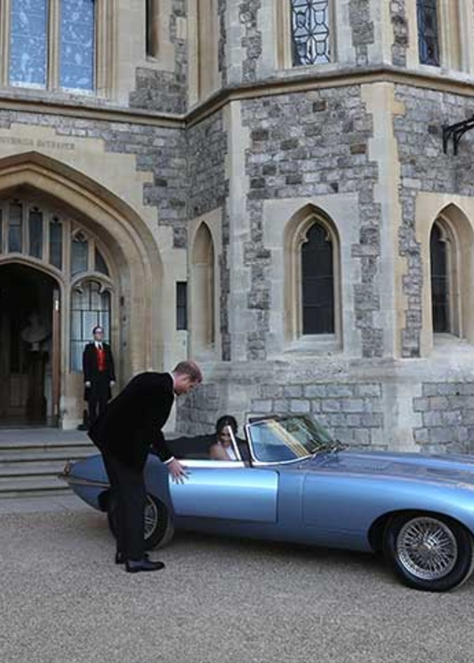سيارة حفل زفاف الأمير هاري Prince Harry وميغان ماركل Meghan Markle