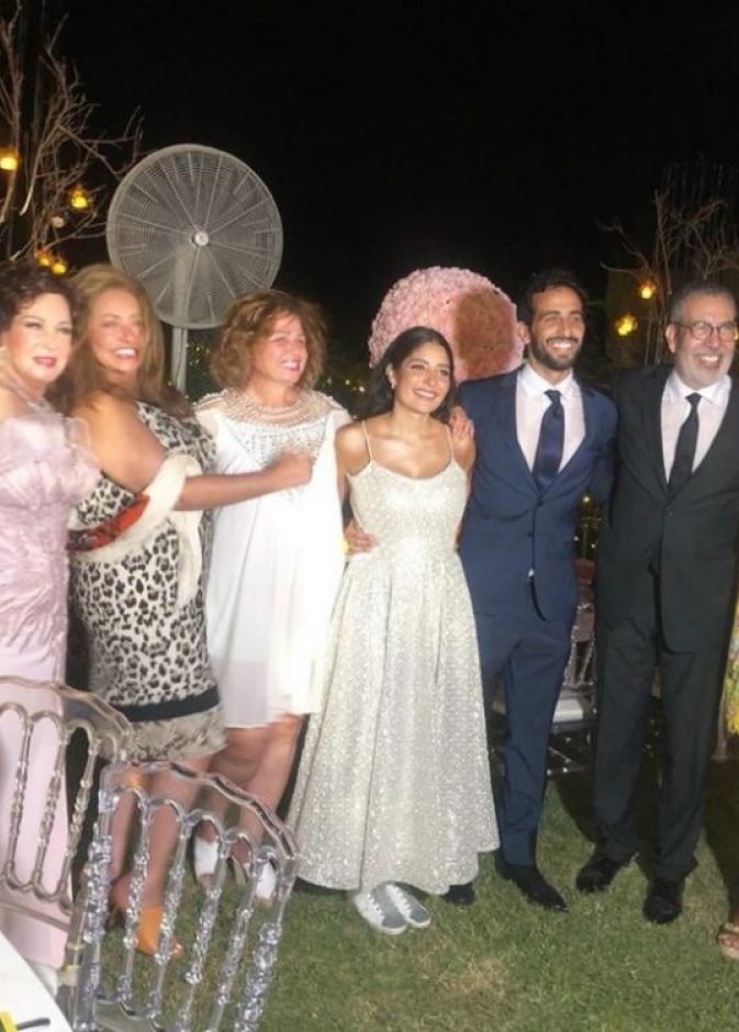 من حفل خطوبة ابنة مدحت العدل