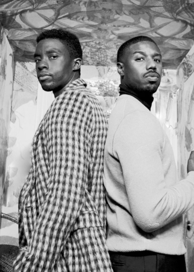 شادويك بوسمان و مايكل بي جوردان 