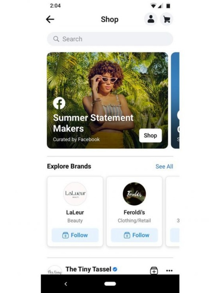  تسعى فيسبوك لإتاحة متجر للمستخدمين و العلامات التجارية لعرض منتجاتهم و بيعها بطريقة سهلة و مريحة