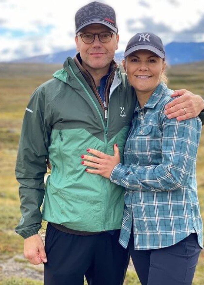 الأميرة فيكتوريا وزوجها 