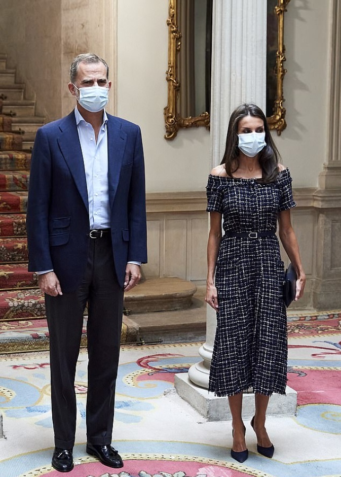 أحدث إطلالة للملكة ليتيزيا والملك فيليب السادس في مدريد