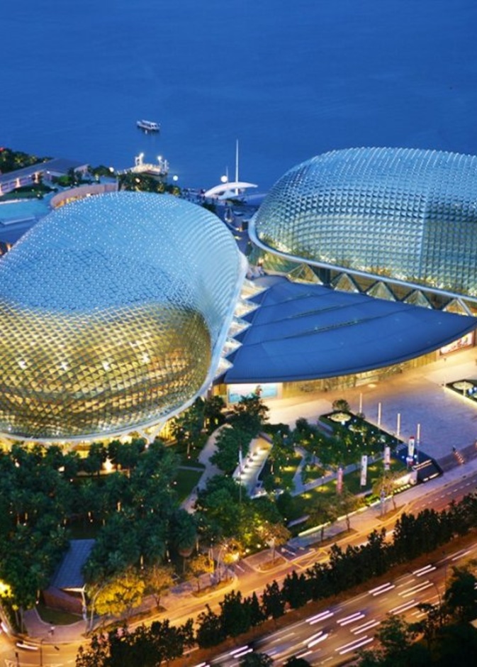 افضل اماكن شهر العسل في سنغافورة 2020 -مسارح اسبلاناد