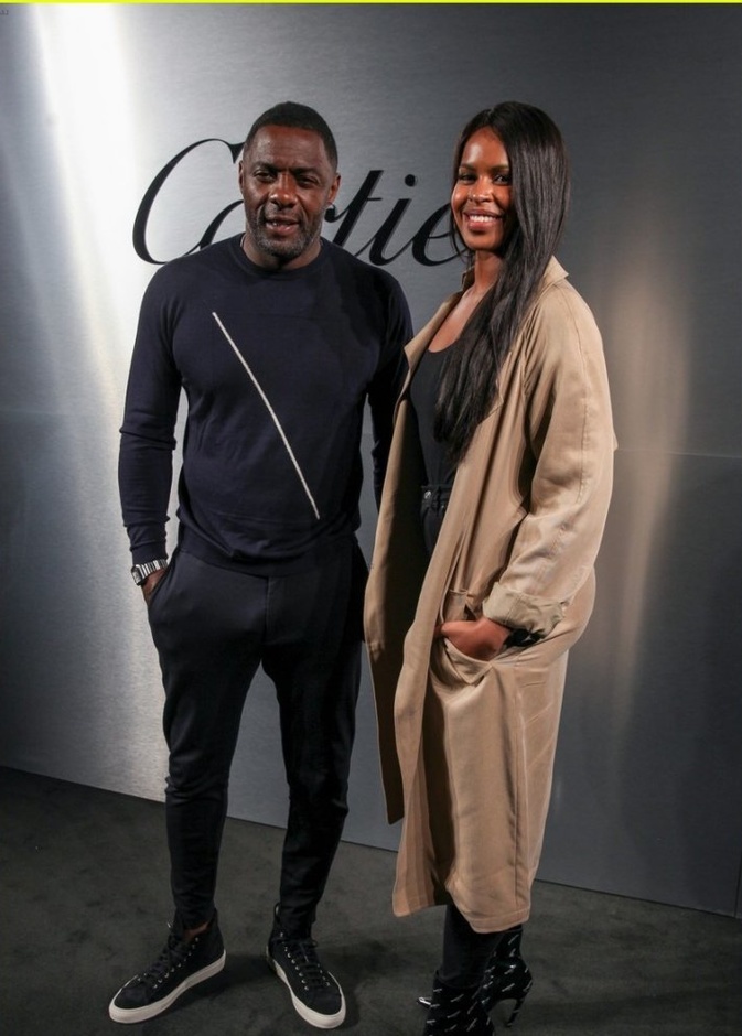 إدريس إلبا وزوجته سابرينا