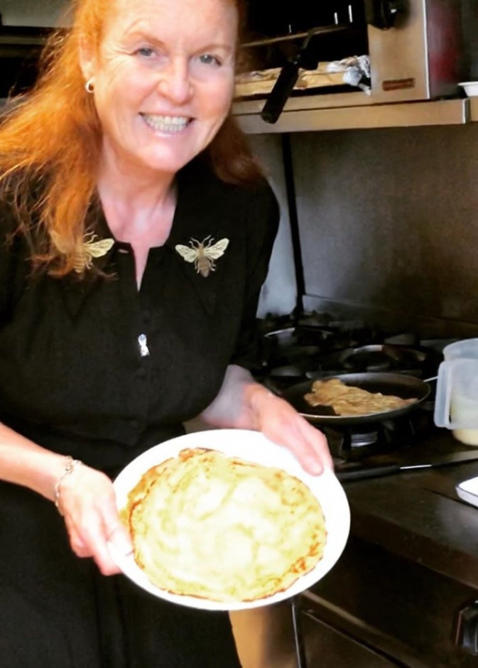 سارة فيرغسون في مطبخ المناسبات