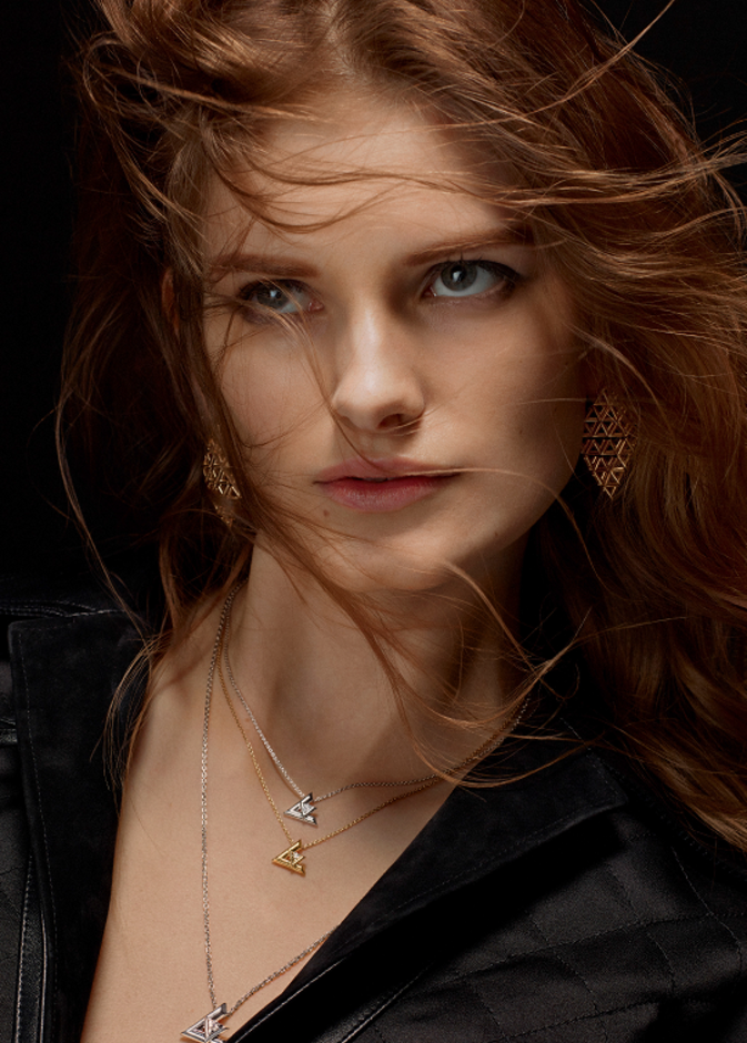 مجموعة المجوهرات الفاخرة "إل في فولت" LV Volt: تعبير تجريدي رمزي عن الطاقة والحركة