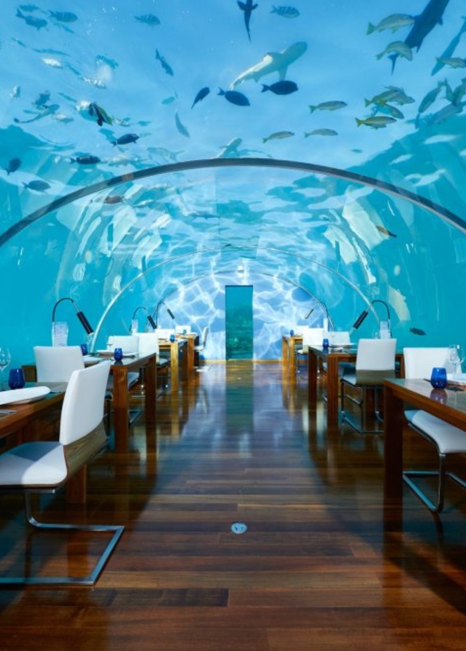 مطعم ITHAA UNDERSEA جزيرة رانجالي- المالديف