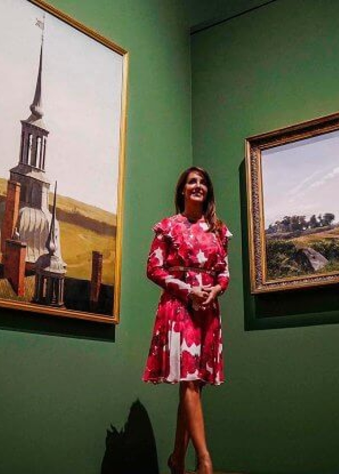  الأميرة ماريا تفتتح معرض العصر الذهبي للرسم الدنماركي