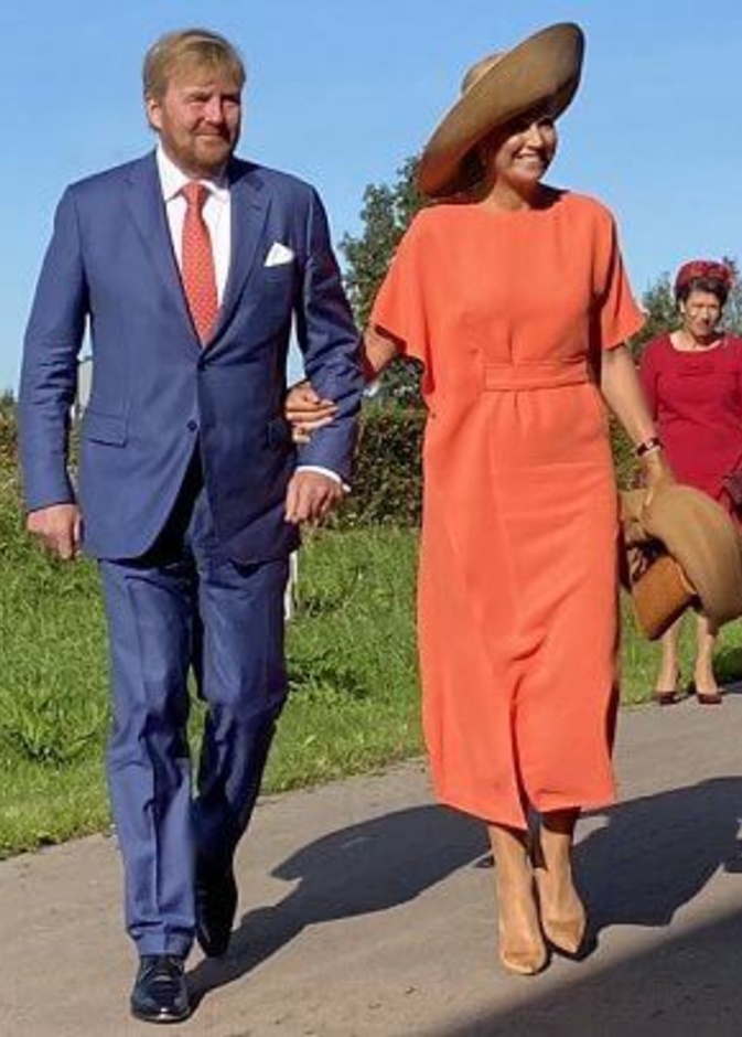 ملك وملكة هولندا يحضران درسا في اللغة الفريزية