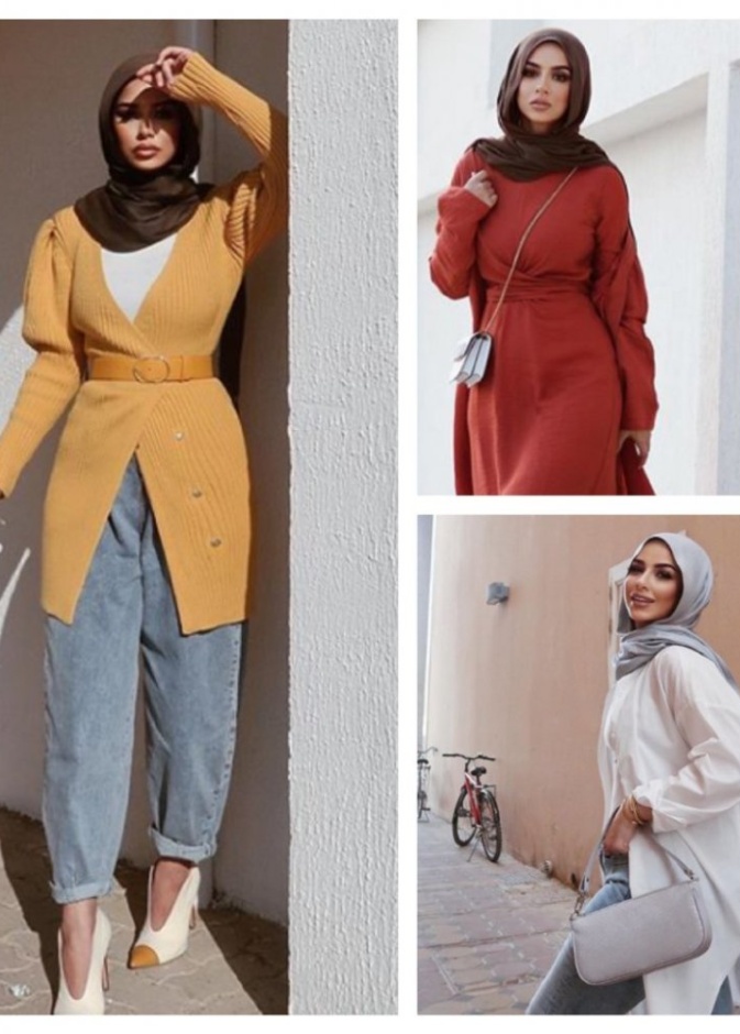  أفكار تنسيق اطلالات خريفية للمحجبات بستايل الفاشينيستا سهى