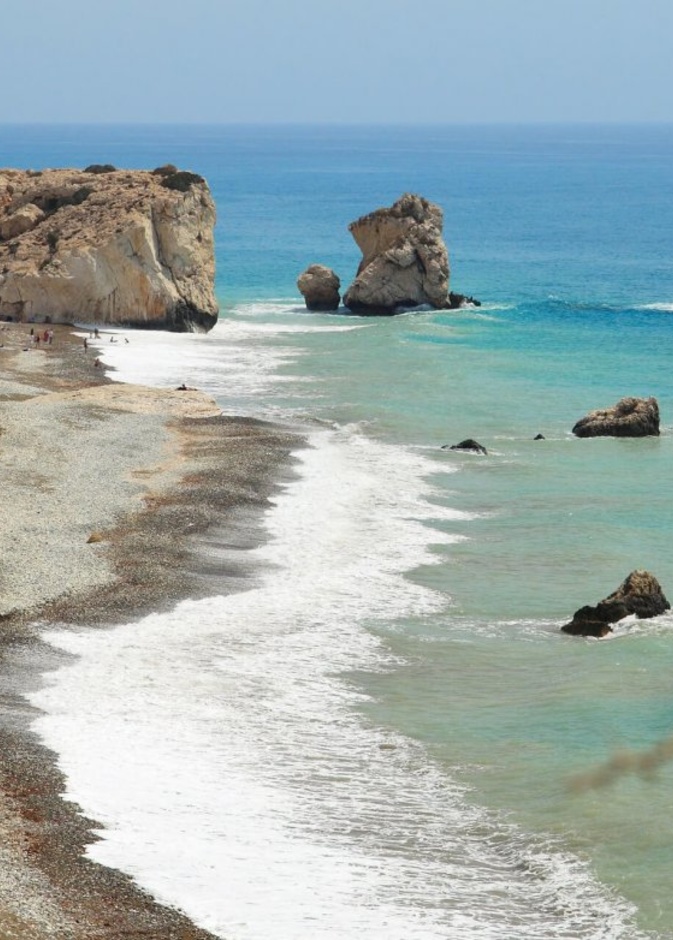 صخرة أفروديت -بيترا تو روميو Aphrodite's Rock-Petra tou Romiou