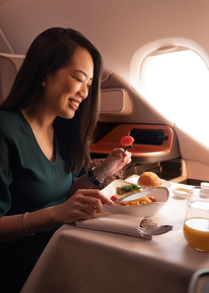 مطعم حصري على متن طائراة A380 ذات الطابقين