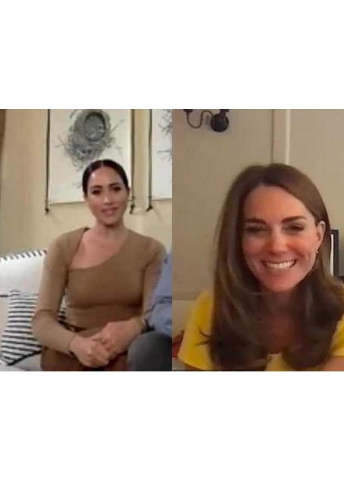  صور اطلالة ميغان ماركل وكيت ميدلتون في أحدث ظهور لهما من الافضل