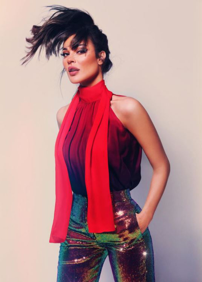  صور إطلالة نادين نجيم في احدث ظهور لها بلوك عصري مبهر