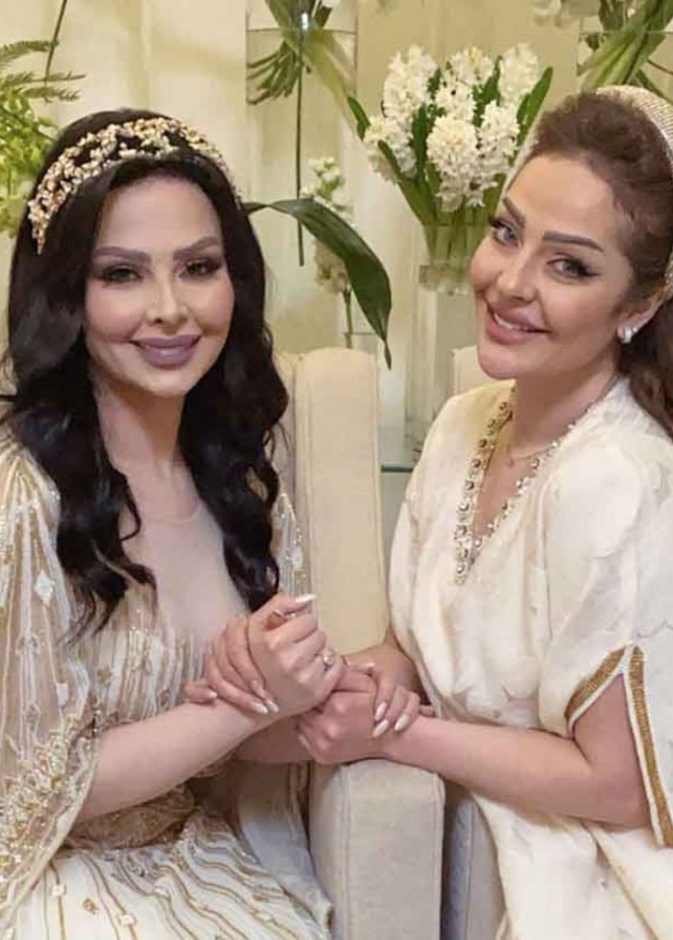  ديانا كرزون احتفلت بخطوبة شقيقتها