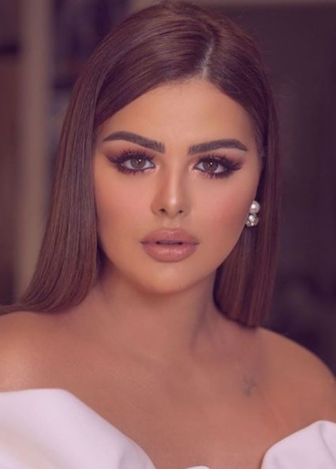 هنادي مهنا  اختارت المكياج البرونزي في حفل زواجها