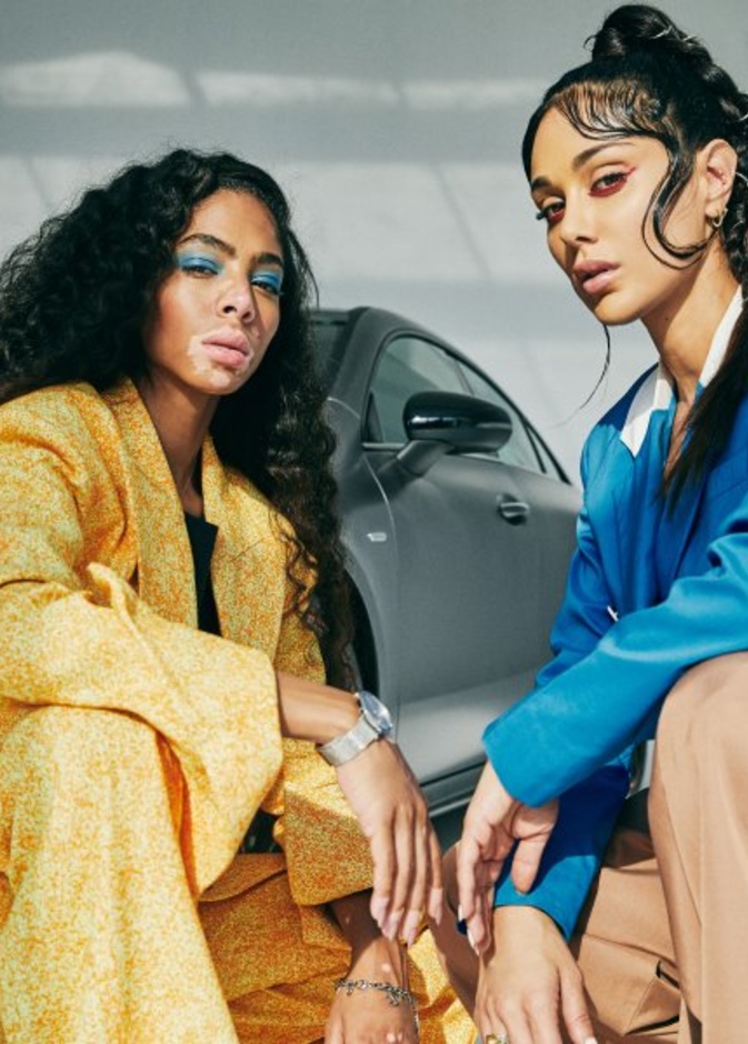 ليلى كردان وشهد سلمان في حملة مرسيدس-بنز How To