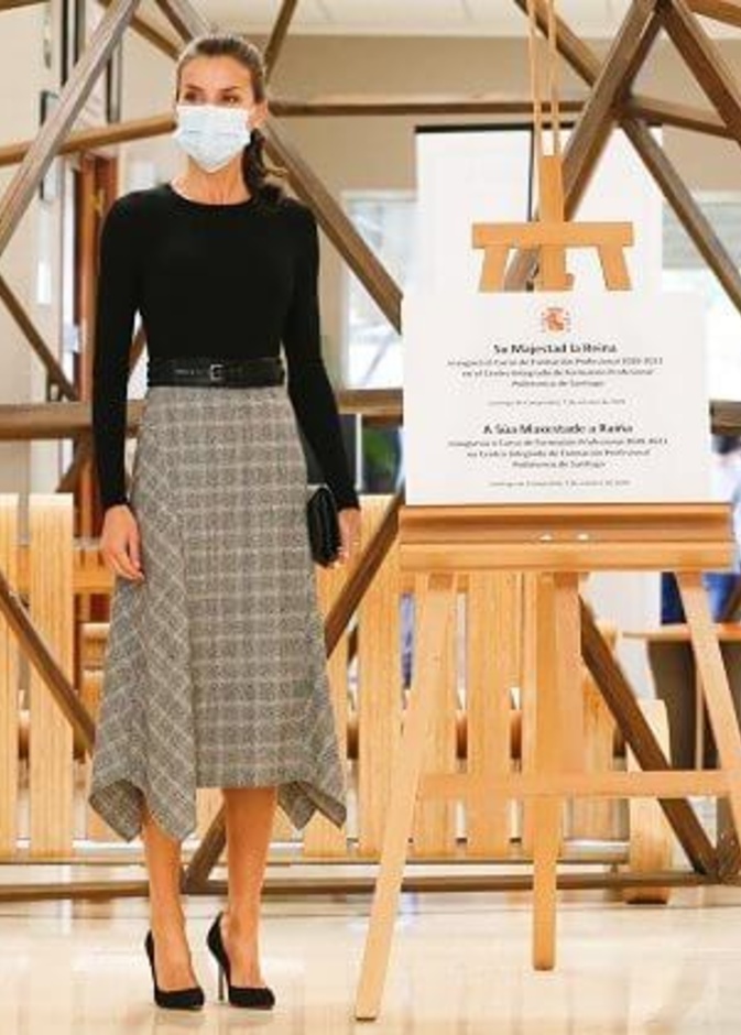 الملكة ليتيزيا في افتتاح عام التدريب المهني