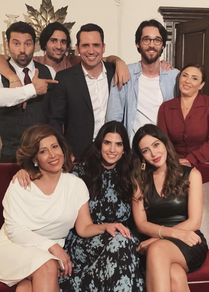 صورة لطيفة لأبطال مسلسل عروس بيروت من كواليس الجزء الثاني
