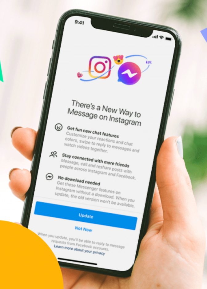 فيسبوك ستبدأ بدمج محادثات انستقرام و مسنجر