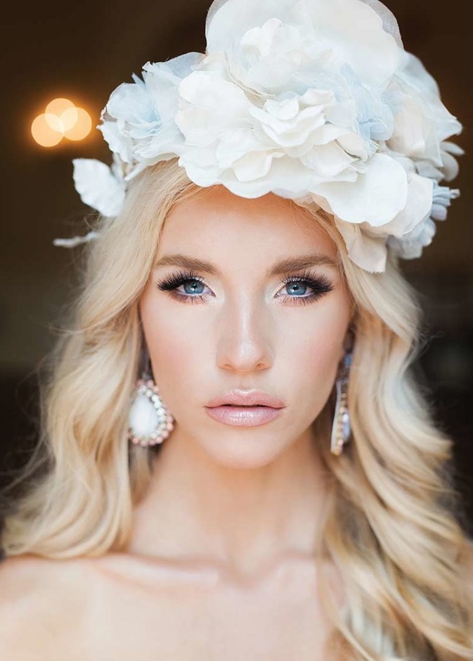 وضع مكياج بالوان النيود للعروس صاحبة البشرة الشقراء