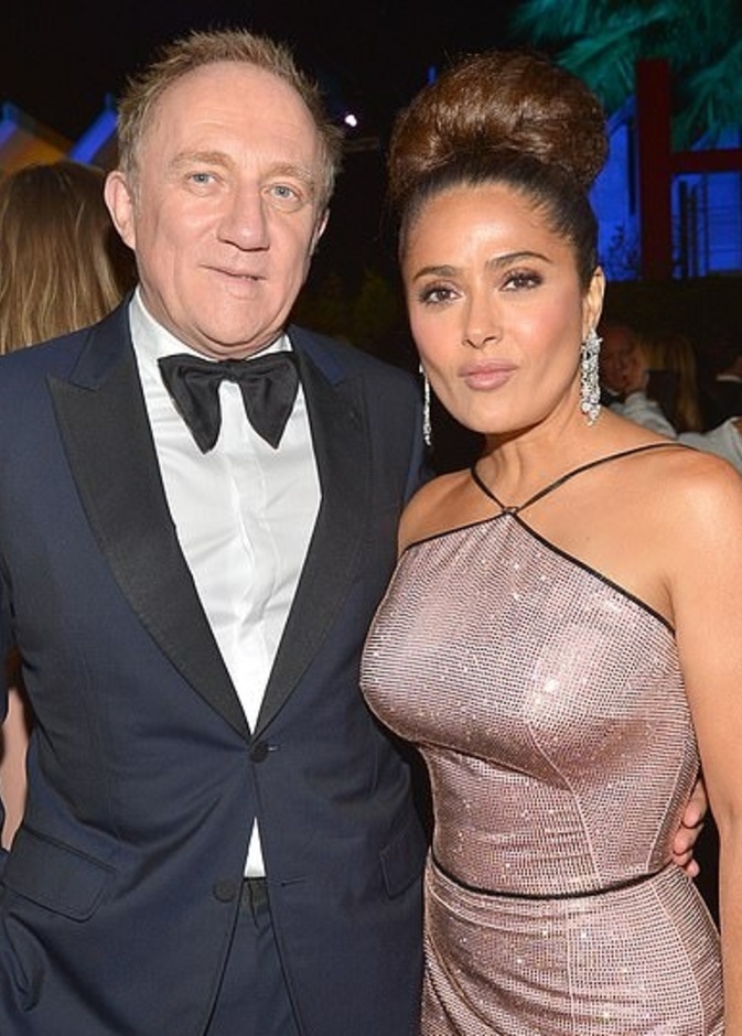 سلمى حايك و زوجها