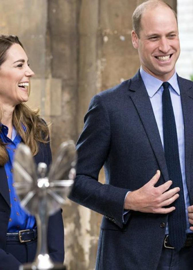 وليام وكيت يقدمان جائزة فخر بريطانيا