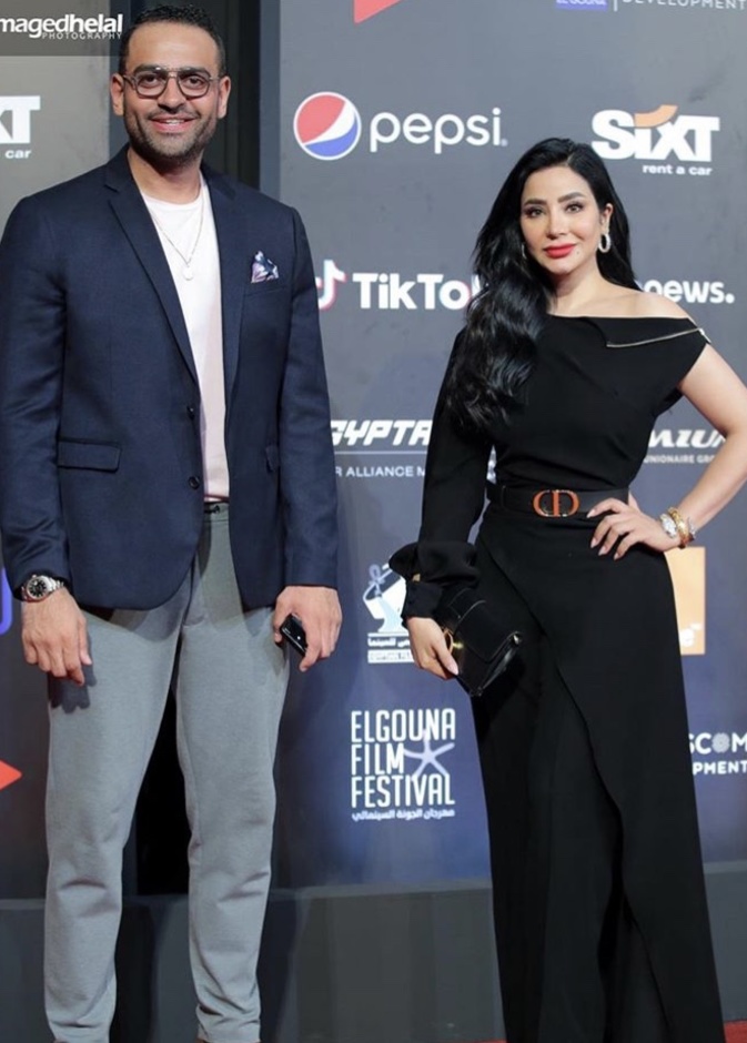 لجين عمران وعمر السعيد في مهرجان الجونة 