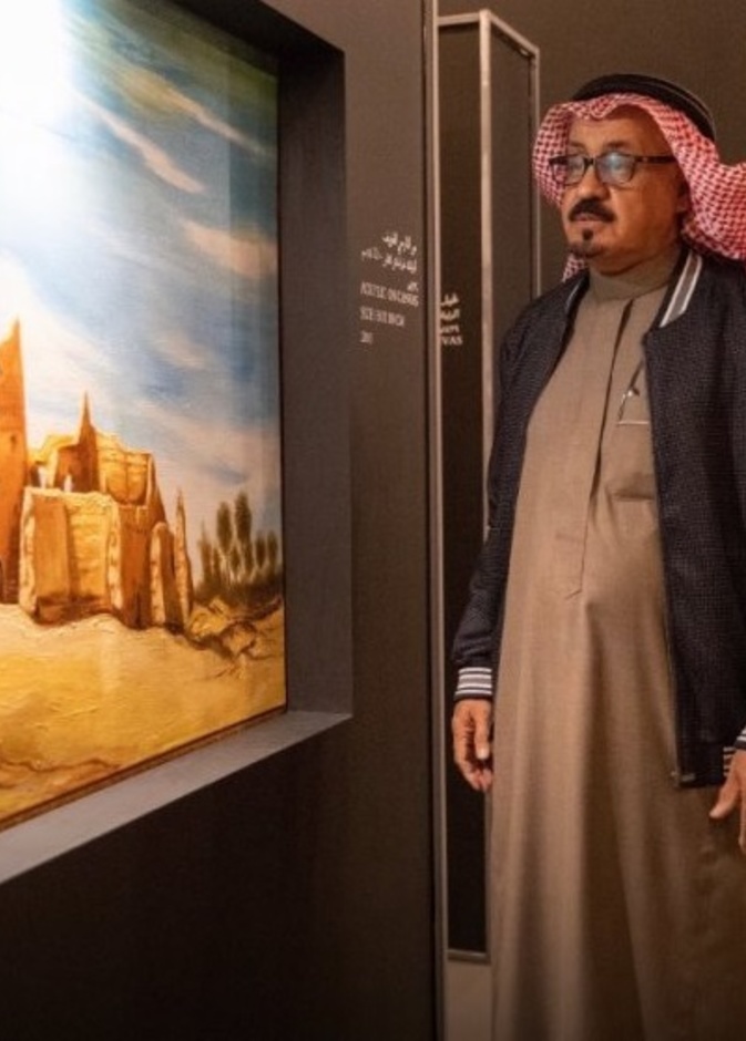 الفنان التشكيلي السعودي ابراهيم الفصّام 