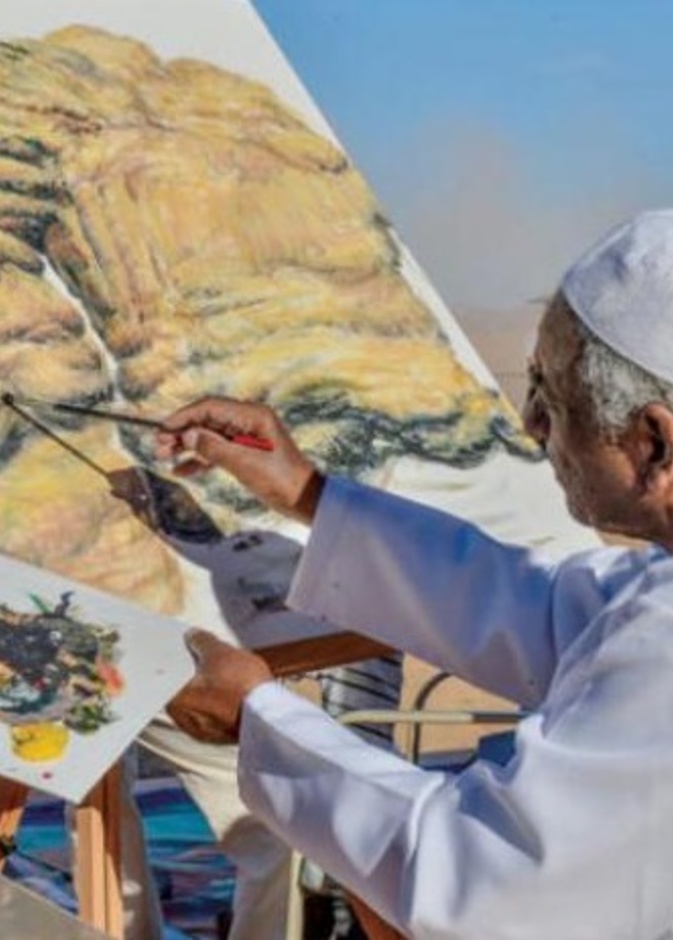 الفنان سعد العبيد قدم الكثير في مجال الفن التشكيلي بالسعودية 