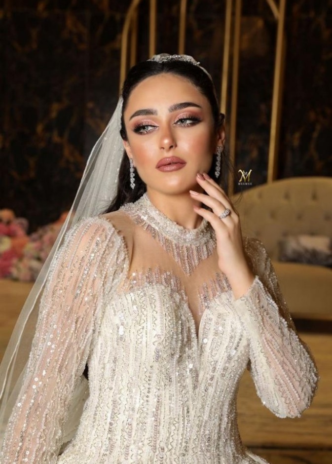 مكياج عروس من الميك اب ارتست السعودية بشاير القحطاني