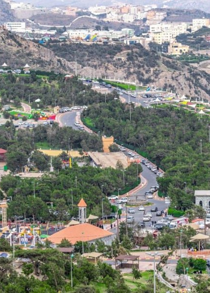 طبيعة خلابة في متنزه غابة رغدان (الصورة من وكالة الأنباء السعودية)