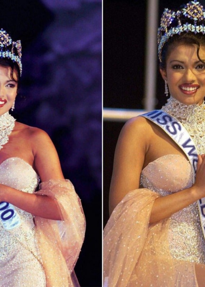 بريانكا تشوبرا فازت بلقب ملكة جمال الكون عام 2000