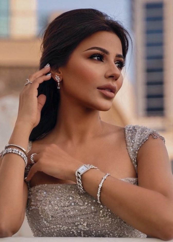  تفاصيل إطلالة مهيرة عبد العزيز الجمالية في حفل عيد ميلادها