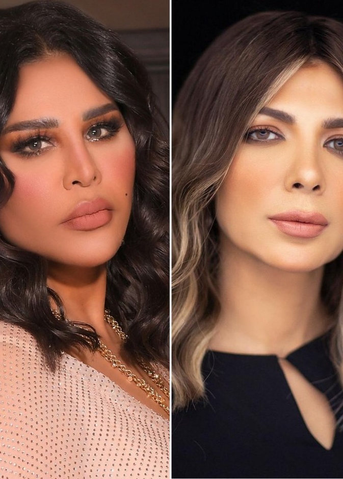 مقارنة بين الإطلالات الجمالية لـ أحلام وأصالة نصري بعد تصالحهما
