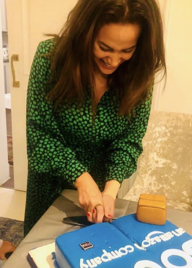 هند صبري تحتفل بعيد ميلادها الـ41 برفقة عائلتها